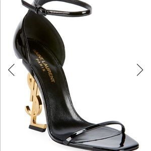 Ysl opyum black heel gold 42 with box